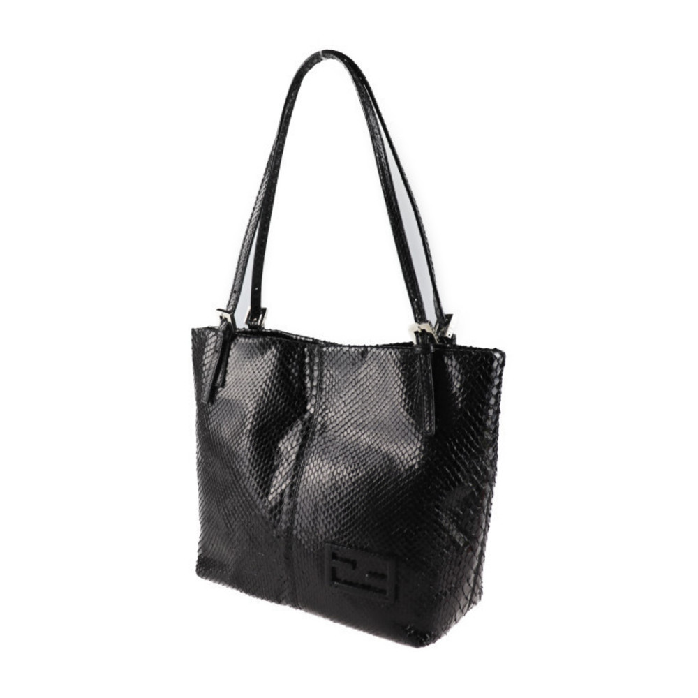 Fendi Python Shoulder Bag Black - image 2